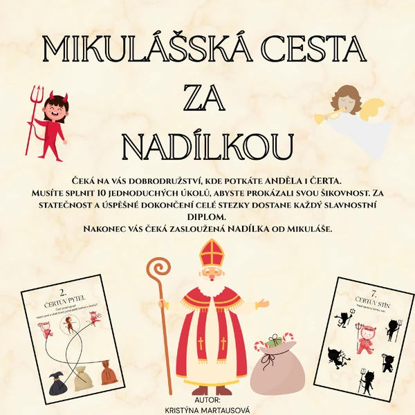 Mikulášská cesta za nadílkou - 10 stanovišť na cestě za nadílkou