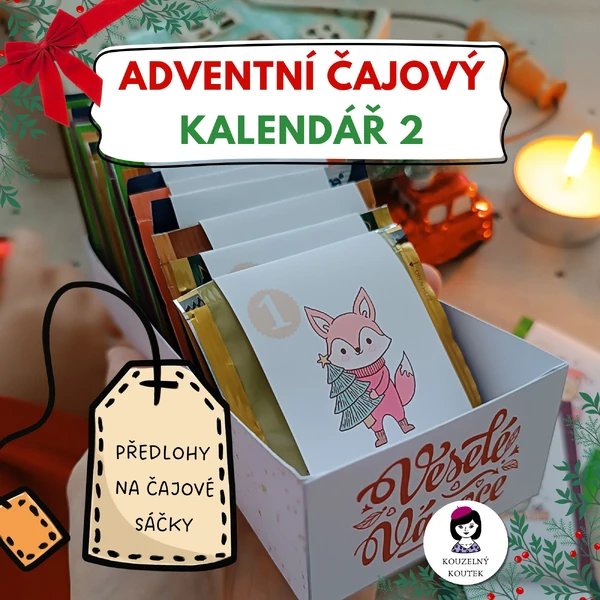 Čajový adventní kalendář 2 | Čaj | Advent | Zima | Vánoce