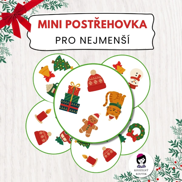 Vánoční mini postřehovka | Vánoce | Zima | Advent