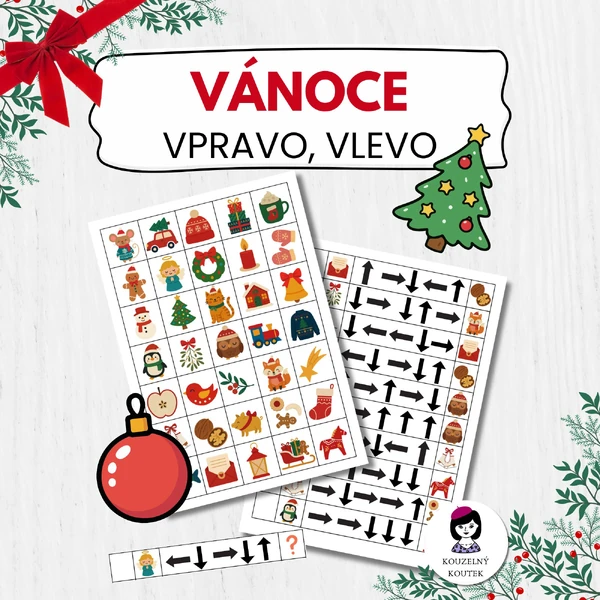 Vánoční šifrování | Advent | Vánoce | Vpravo, vlevo | Orientace | Zima