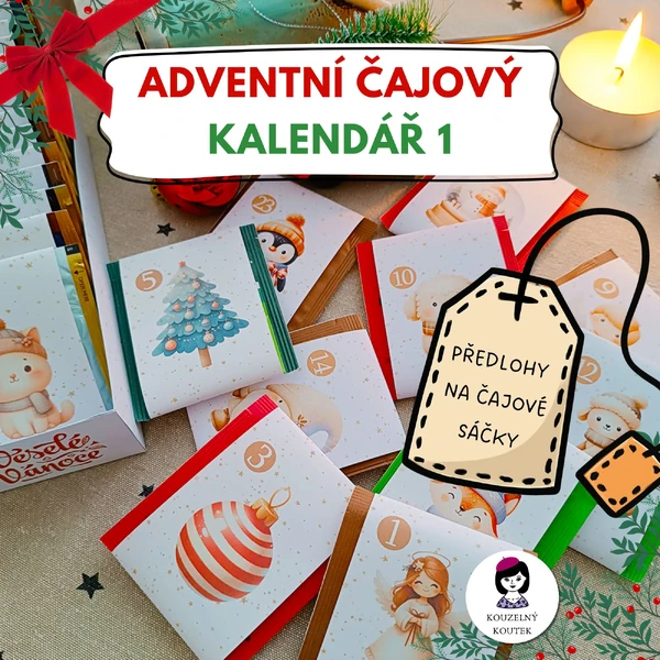 Čajový adventní kalendář 1 | Čaj | Advent | Zima | Vánoce