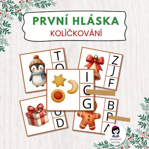Počáteční hláska | první hláska | kolíčkování | Vánoce | zima | Advent