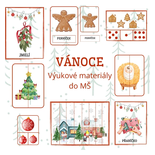 Vánoce 🌲 aktivity do MŠ