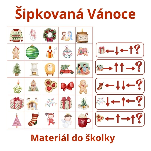 Vánoce šipkovaná 🎄