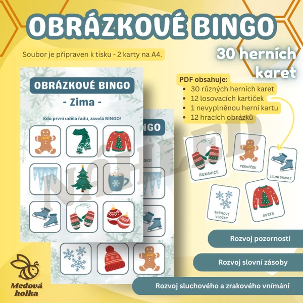 Bingo - Zima a Vánoce