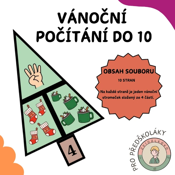 Vánoční počítání do 10