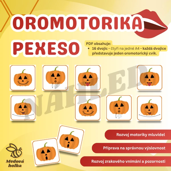 Oromotorika pexeso - Dýně