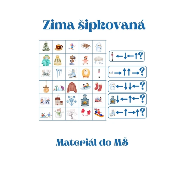 Zima šipkovaná 🌨️💙