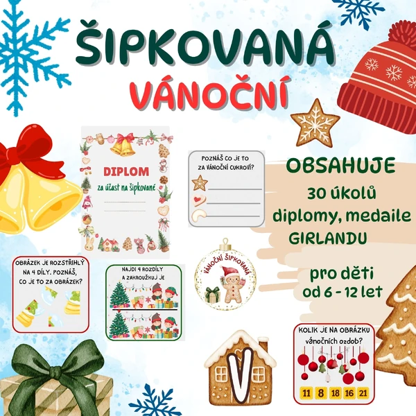 VÁNOČNÍ ŠIPKOVANÁ - školní družina