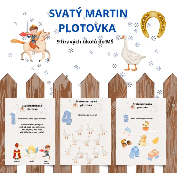 Svatý Martin plotovka 🎠🪿