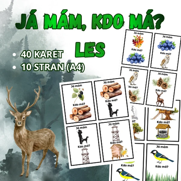 JÁ MÁM, KDO MÁ? LES