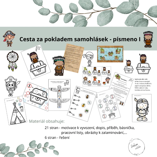 Cesta za pokladem samohlásek - písmeno I