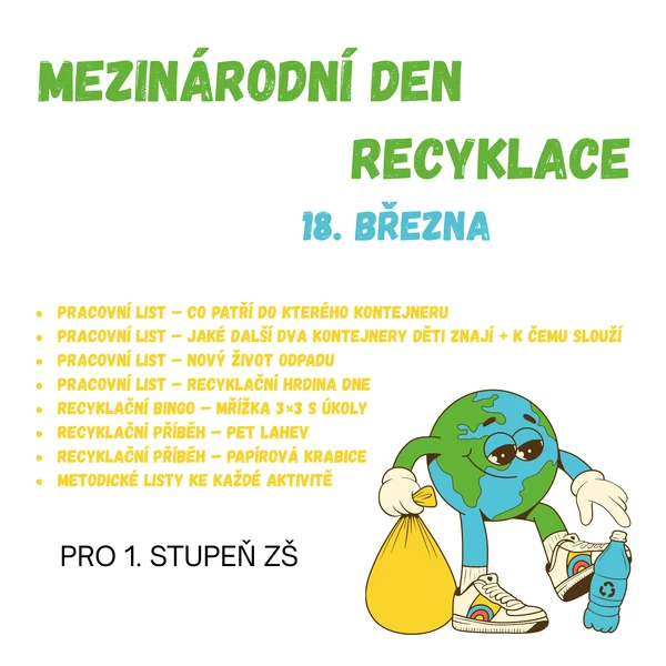 MEZINÁRODNÍ DEN RECYKLACE 18. března