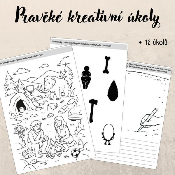 Pravěké kreativní úkoly
