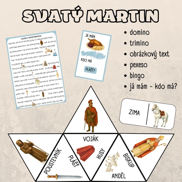 Svatý Martin - soubor aktivit