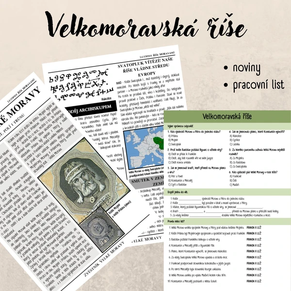 Velkomoravská říše - noviny