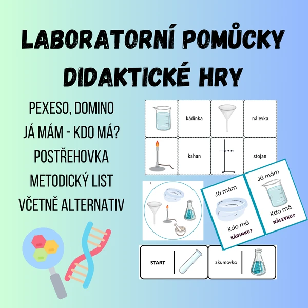 Laboratorní pomůcky - didaktické hry