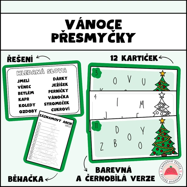 Vánoce - přesmyčky