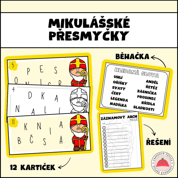 Mikuláš - přesmyčky