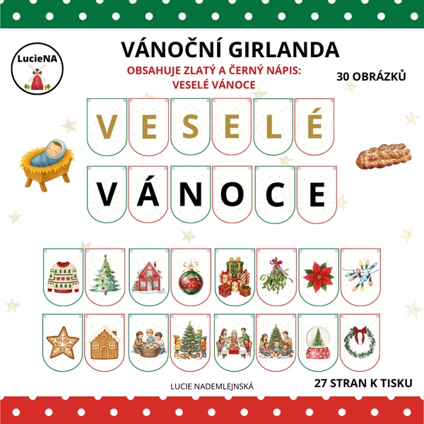 VÁNOČNÍ GIRLANDA