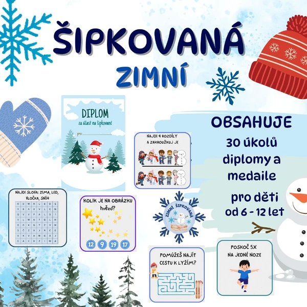 ZIMNÍ ŠIPKOVANÁ - školní družina