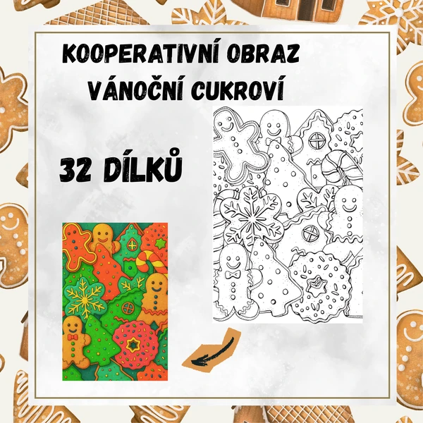 Kooperativní obraz - VÁNOČNÍ CUKROVÍ