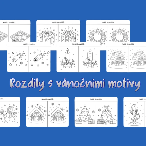 Rozdíly s vánočními motivy