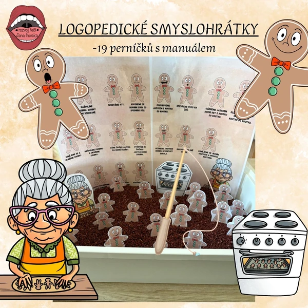 LOGOPEDICKÉ SMYSLOHRÁTKY: PERNÍČKY