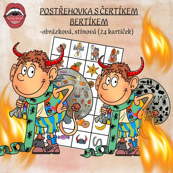 POSTŘEHOVKA S ČERTÍKEM BERTÍKEM