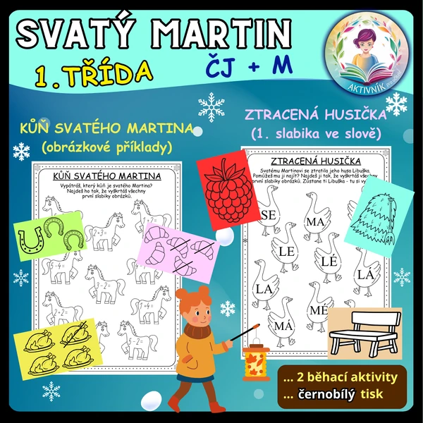 SVATÝ MARTIN - pátračka 1. třída