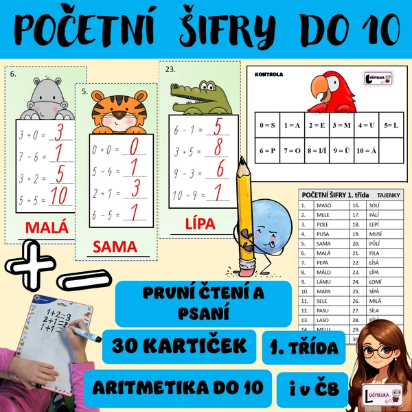 Početní šifry do 10