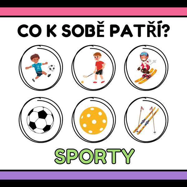 Co k sobě patří - Sporty