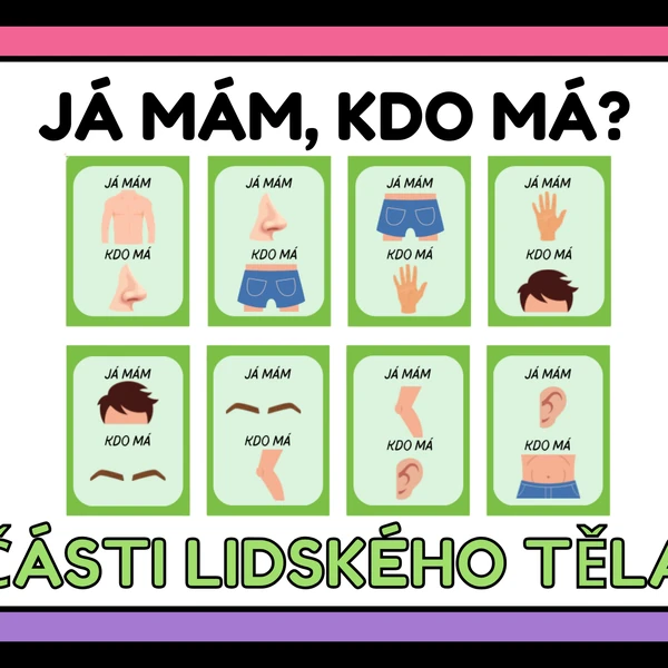 Já mám, kdo má? - Části lidského těla