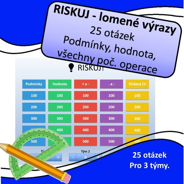 Lomené výrazy - hra RISKUJ