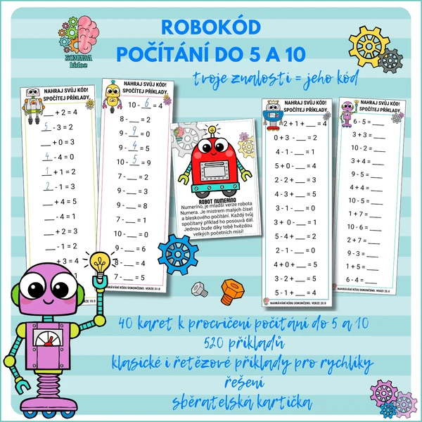 ROBOKÓD: počítání do 5 a 10
