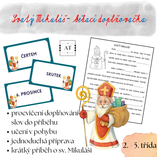 Svatý Mikuláš - běhací doplňovačka