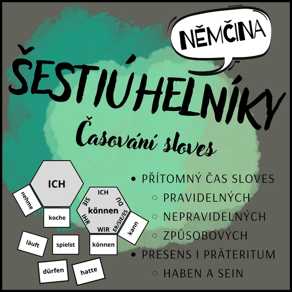 Šestiúhelníky - časování sloves