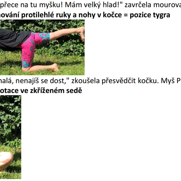 Jóga pro děti - Myší a kočičí kamarádství 