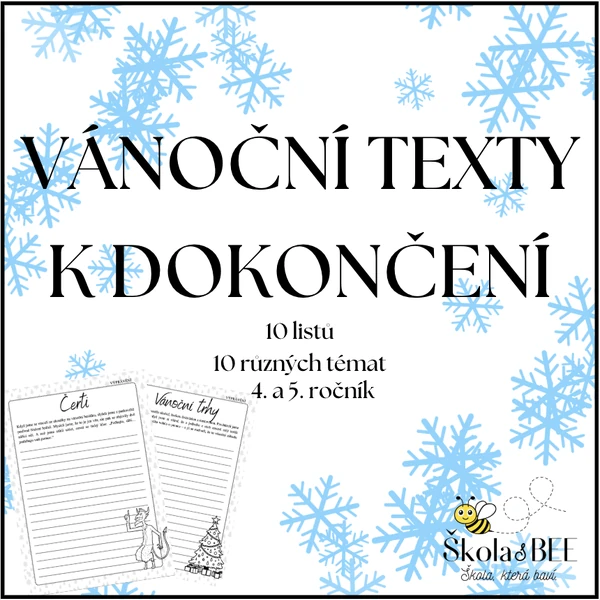 Vánoční texty k dokončení
