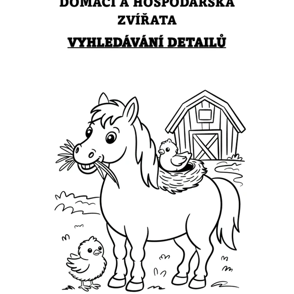 Domácí a hospodářská zvířata - vyhledávání detailů
