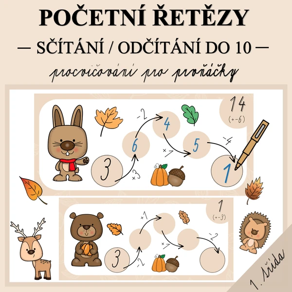POČETNÍ ŘETĚZY V OBORU DO 10