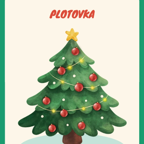vánoční stezka na plot