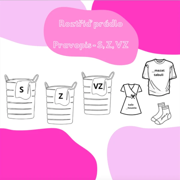 Pravopis - s, z, vz