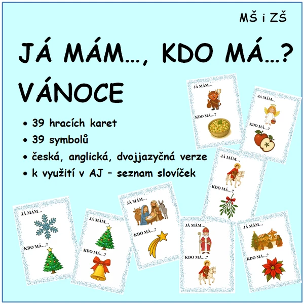 JÁ MÁM… - KDO MÁ…? VÁNOCE