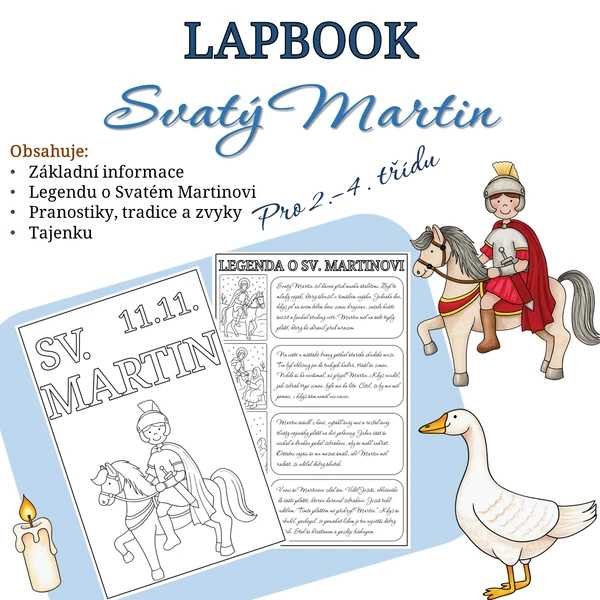 Lapbook sv. Martin