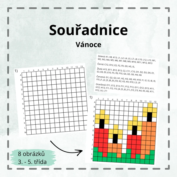 Souřadnice - Vánoce