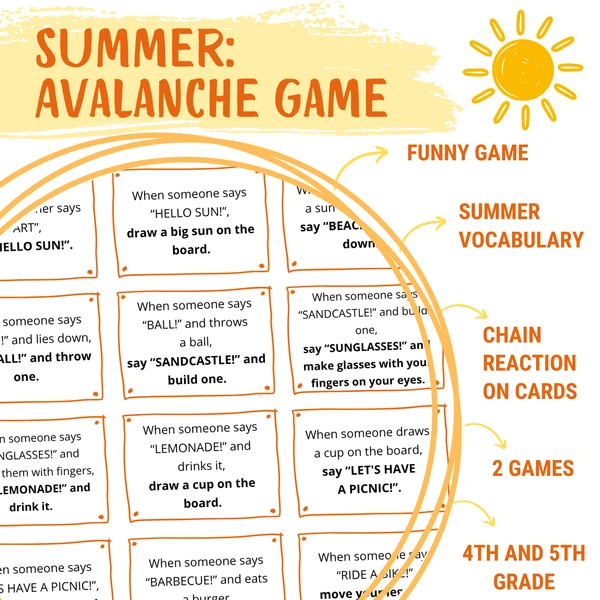Summer - Avalanche game (1. stupeň)