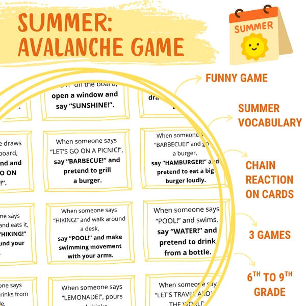 Summer - Avalanche game (2. stupeň)