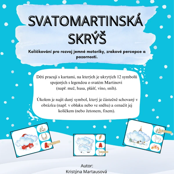 Svatomartinská skrýš - 12 karet 
