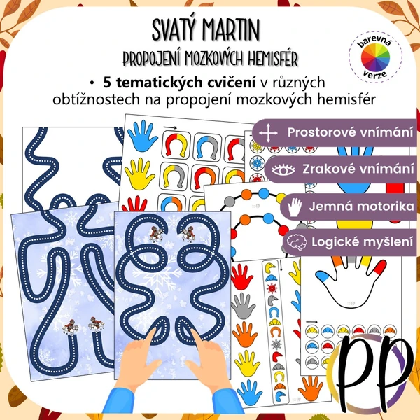 Svatý Martin - propojení mozkových hemisfér